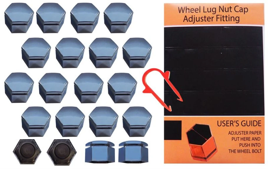 Unıversal Bijon Kapagı Takımı Krom Ø17 Uzun(cıkarma Aparatı-Sabıtleyici Sticker) - Mtj 6602