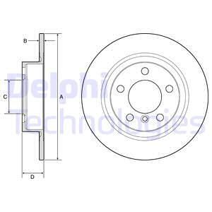 FREN DISKI ARKA MINI R60 12>16 - DELPHI BG4916C