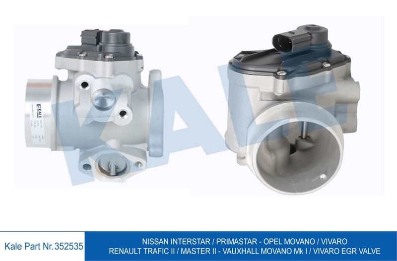 EGR VALFI NISSAN INTERSTAR X70 PRIMASTAR X83 03=> G9U MASTER MOVANO TRAFIK ESCAPE G9T (FISSIZ) - KALE 352535