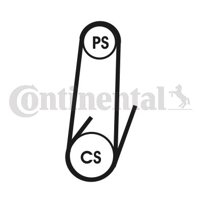 KANALLI KAYIS PALIO ALBEA DOBLO STRADA 1.3 JTD MTIJET 04> FIORINO LINEA 07> (ELASTIK) - CONTI 4PK1022ELAST