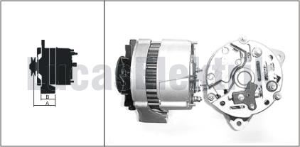 ALTERNATOR A127 12V 55A DEUTZ FAHR D 2807,3607, - LUCAS LEA0071