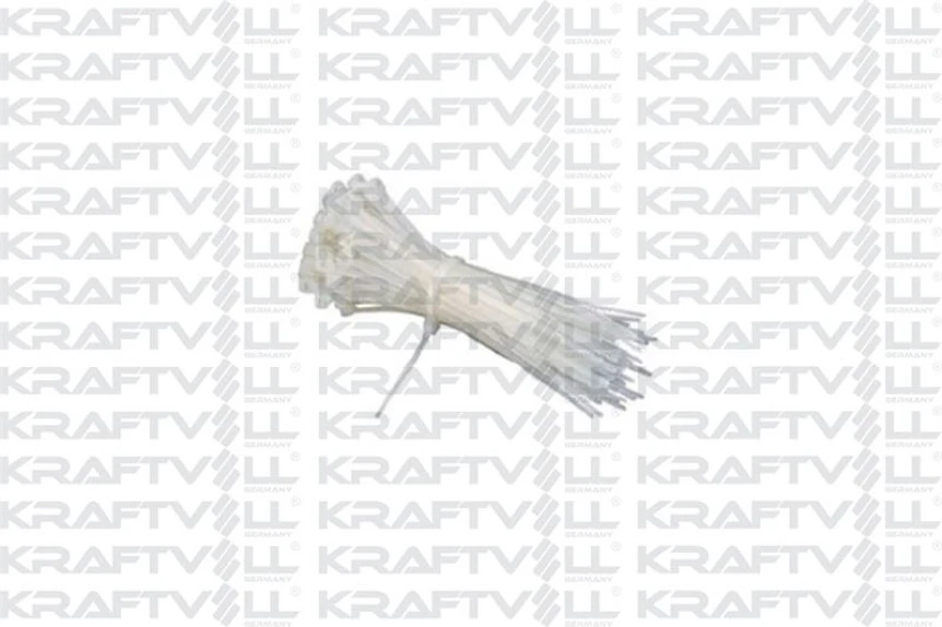Unıversal Cirt Kelepce 4,8 MM 300 MM Beyaz 100lu Paket - Kraftvoll 21031611