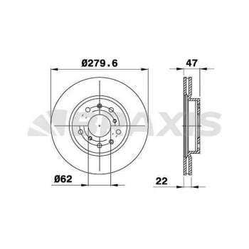 ON FREN DISK AYNASI HAVALI SEDICI SUZUKI SX4 1.6 / 1.9D / 2.0 - BRAXIS AE0173