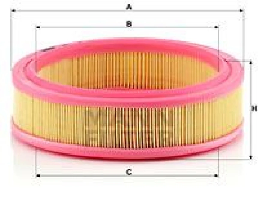 Renault Eski Hava Filtresi Renault R5 - Mann C2233/1