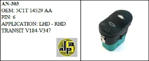 Unıversal Cam Anahtarı>ford Transit V-184ym. V347 Em.   >>5c1t14529aa - Mcar-An303
