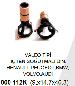 ROTOR BAKIRI-VT KALIN KANAL İÇTEN FANLI AUDİ/VOLVO/VW/REN/PEU/1,3 MULTİJET - HT-112K