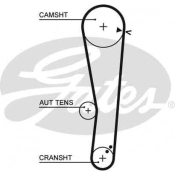 EKSANTRIK KAYISI (110x220) EXCEL ACCENT 1,3 12V (99 06) 1,5 12V 99 0) GETZ 1,3 12V 02 0) CT1062 - GATES 5568XS