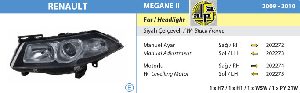 FAR-R.MEGANE (05-11)  MANUEL SİYAH ÇERÇEVELİ SOL - AYFAR-202273