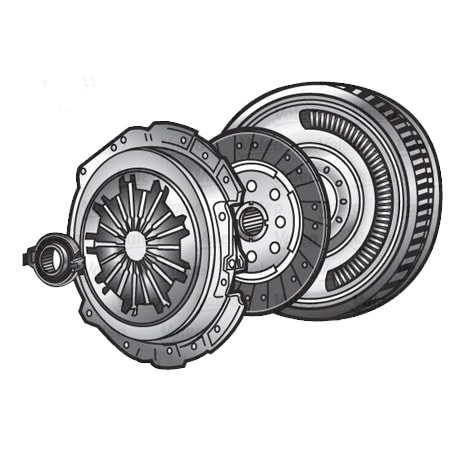 VOLANT+DEBRIYAJ SETI+RULMAN DMF (3.0D XD) BMW M57 E46 99>05 - VALEO 837095