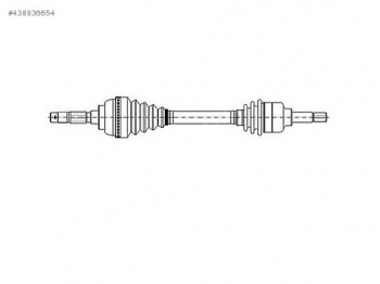 ON AKS KOMPLE SOL CONNECT 1.8 02>13 IC FREZE 26. DIS FREZE 25. UZUNLUK 632MM - ANKA 10281002