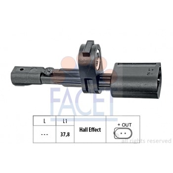 ABS SENSORU SAG/SOL ARKA MAN TGE 17> CRAFTER 17> - FACET 21.0017