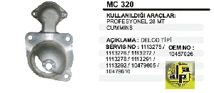Unıversal Marş Kapağı Ön-Dt 24v Profesyonel 28mt - Remark-Mc320