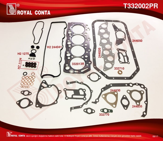MOTOR TAKIM CONTA H100 L300 MINIBUS 1997-2008 - H100 KAMYONET 1997-2004 - STAREX TCI 2001-> H100 KAM - ROYAL T332002PR