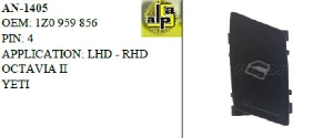 Unıversal Cam Anahtarı>skoda Octavıa II - Yeti Sağ Ön Ve Arka Sağ - Tekli   >>1z0959856 - Mcar-An1405