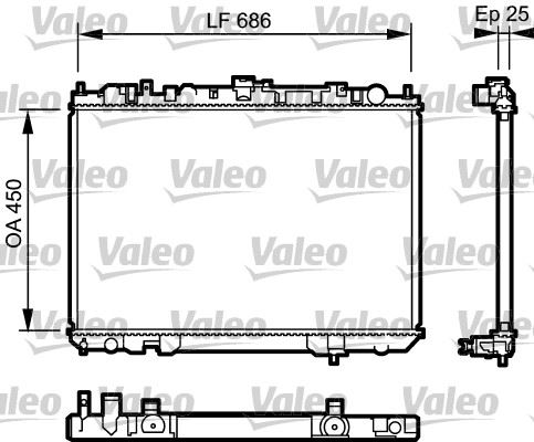 MOTOR SU RADYATORU X TRAIL 2,2 DCI 03>13 MANUEL - VALEO 735081