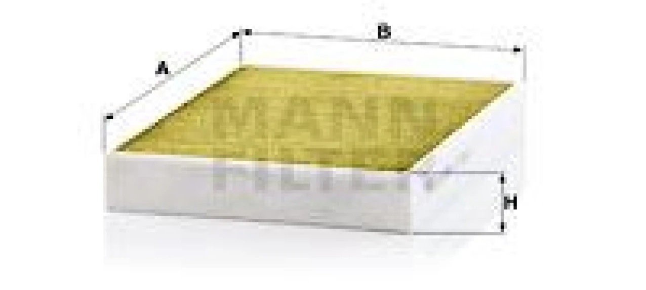 Vag Polen Filtresi (polıfenollu Antı Bakteriyel) Cayenne 10> Touareg 10> - Mann Fp2847/1