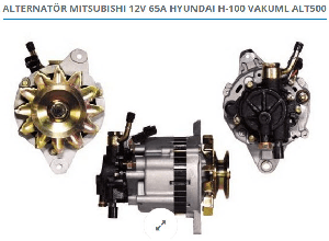 ALTERNATÖR MITS. 12V 65A HYUNDAI H-100 VAKUMLU - DODO-ALT500