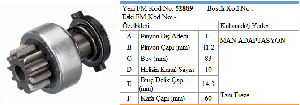 MARŞ DİŞLİSİ-BT 11D MAN KAMYON ADAPTASYON /HIEX - FORMMETAL-52889