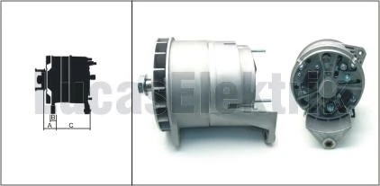 Mercedes Truck Alternator 24v 140a Mercedes Benz 303 O303 402 - Lucas Lea0647