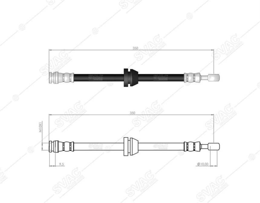 Chevrolet On Fren Hortumu Kalos 05> Aveo 06> - Svac 30-0124