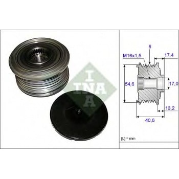 ALTERNATOR KASNAGI CLIO II SYMBOL KANGOO LOGAN SANDERO - INA 535010910