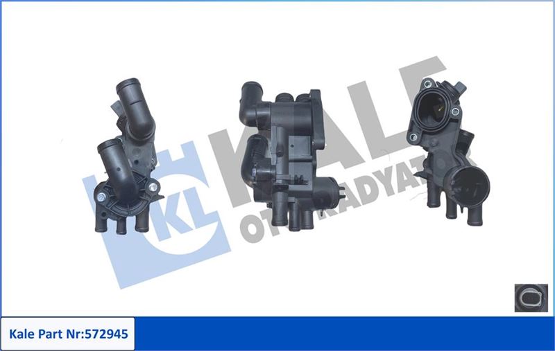 TERMOSTAT KOMPLE FABIA POLO ROOMSTER BBZ BKY BBY - KALE 572945