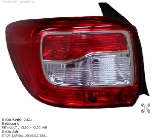 Unıversal Stop Lamba-Sol Clio Symbol 2013--> - Pleksan-3621