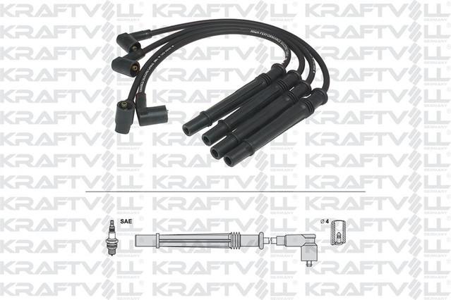 Renault Bujı Kablosu Clio-Logan-Modus-Twingo 1,0/1,2 16v 04> (silikon Kablo) - Kraftvoll 05070208