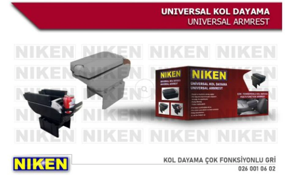Unıversal Kol Dayama Cok Fonksıyonlu Gri Unıversal - Niken 026 001 06 02