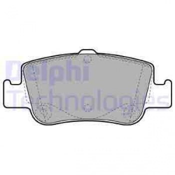 FREN BALATASI ARKA TOYOTA  AURIS 1.4 D4D 1.6 07-> COROLLA 1.4 D4D 1.6 07-12 IKAZ KABLOLU - DELPHI LP2103