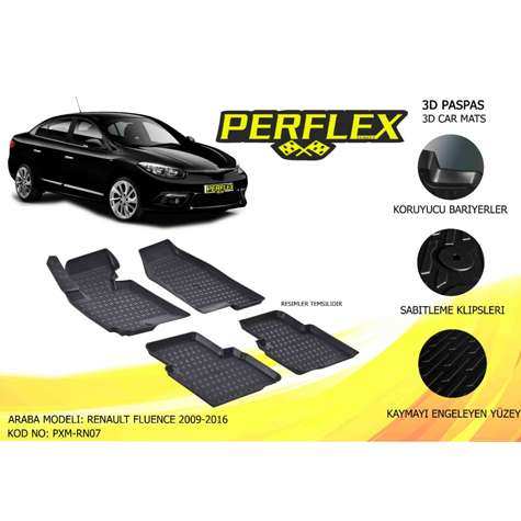 PASPAS 3D HAVUZLU X-MAT FLUENCE 2009-2016 - PERFLEX PXM-RN07