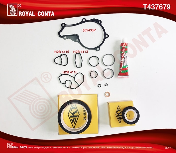 ALT TAKIM CONTASI SKT KECELI FIESTA FUSION C MAX FOCUS 1,4TDCI (F6JA / F6JB) 1,6TDCI - ROYAL T437679