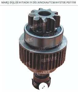 Unıversal Marş Dişlisi Hitachı 9 Dis Xinchaı/tcm/hyster - Remark-Pg1110