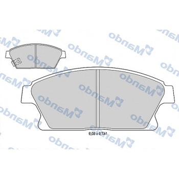 ON FREN BALATASI 16 INCH ASTRA J CRUZE ZAFIRA C MOKKA - MANDO MBF015334