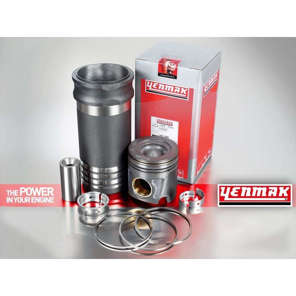 MOTOR KITI (PISTON+SEGMAN+GÖMLEK) R12 R9 1.4 (76,00mm) / (STD) - YENMAK 7904-STD