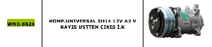 Unıversal Klima Kompresörü>unıversal 5h14 12v A2 V Kayıs Ustten Cikis İ.k - Wondo-6626