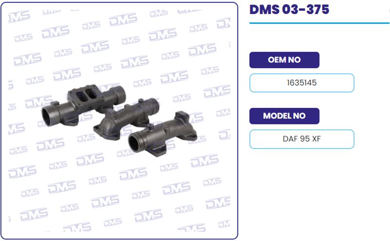 EGZOZ MANIFOLDU TAKIM KOMPLE DAF 95 XF - DEMOSAN 03-375