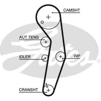 TRIGER SETI PASSAT GOLF IV BORA FABIA TOLEDO II LEON A3 A4 1,9TDI POLO 1,4TDI - GATES K015569XS