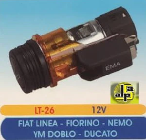 Unıversal İşikli Oto Çakmağı-12v Linea/nemo/bipper/ducato/boxer - Ema-Lt26
