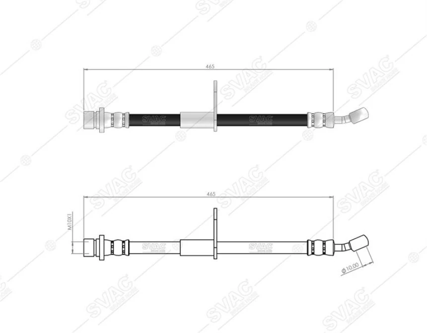 Honda Fren Hortumu Arka Honda CIVIC 2001-2005 - Svac 78-0109