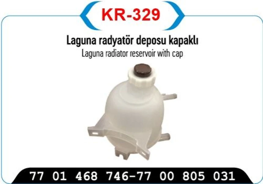 Renault Genlesme Kavanozu (yedek Su Depo) Clio I 90> Megane I 96> Scenic I 96> 1.4 16v 1.6 16v 1.9 Dti  2.0 - Kaya 329