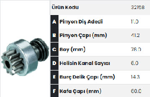MARŞ DİŞLİSİ-MT 11D STEYR PANCAR TRK. YM. -664- - FORMMETAL-32158