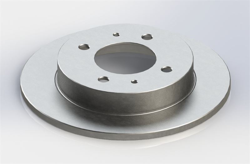 ARKA FREN DISK AYNASI HYUNDAI ELANTRA 1.6 1.8 2.0 00-06 LANTRA 90-95 258X4 - KRAFTVOLL 07040263