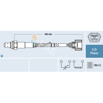 Renault Oksıjen Sensoru M4r Latıtude Laguna III 2007-> - Fae 77649
