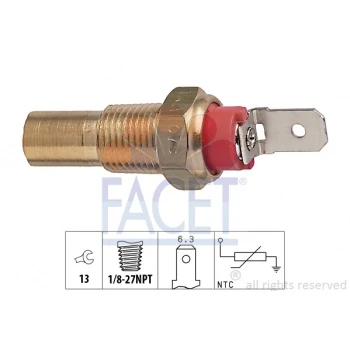 Ford Sicaklık Sensoru Ranger 99>06 2.5td - Facet 7.3115