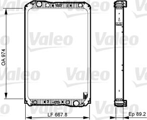 MOTOR SU RADYATOR MERCEDS 457 AXOR 1840  (2001 ) - VALEO 733545