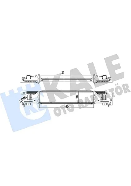 Opel Turbo Radyatörü - 55702194