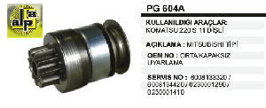 MARŞ DİŞLİSİ-MT 11D.KOMATSU 220S - REMARK-PG604A