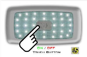 TAVAN LAMBA-24V 34 LEDLİ İÇ AYDINLATMA BEYAZ - SANEL-STA24WW34AAB