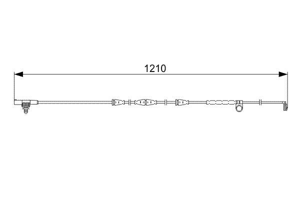 BALATA FISI ON RANGE ROVER SPORT I L320 - BOSCH 1987473054